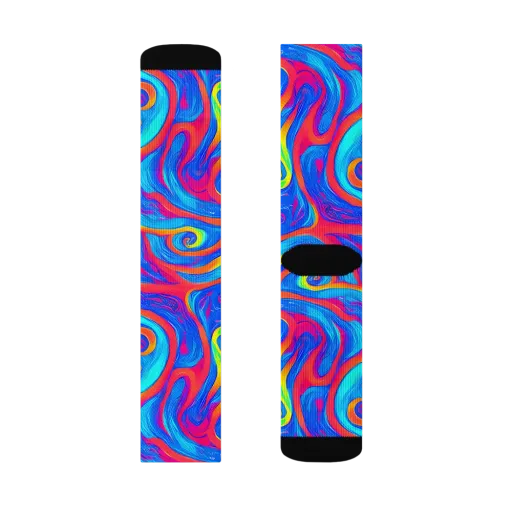 Candy Cyclone on a Socks