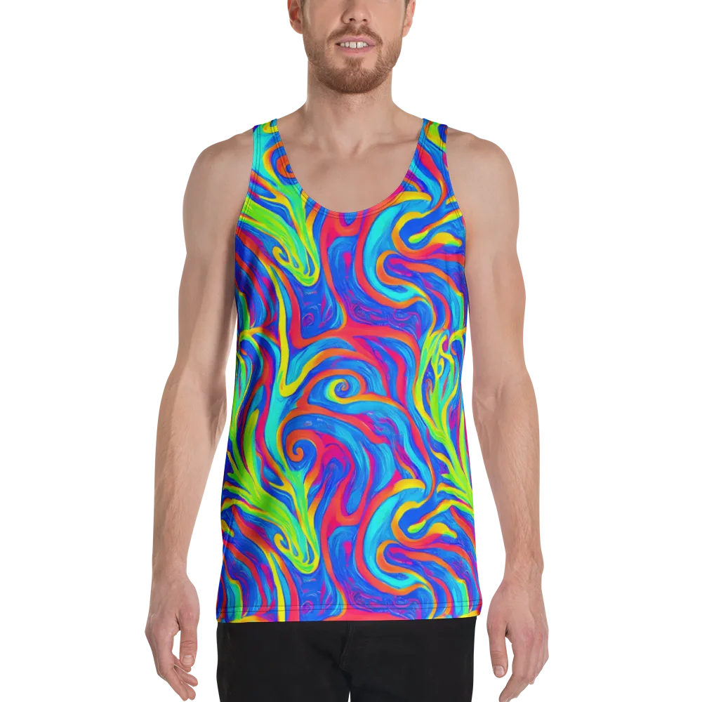 Candy Cyclone on Men's Tank Top — Front