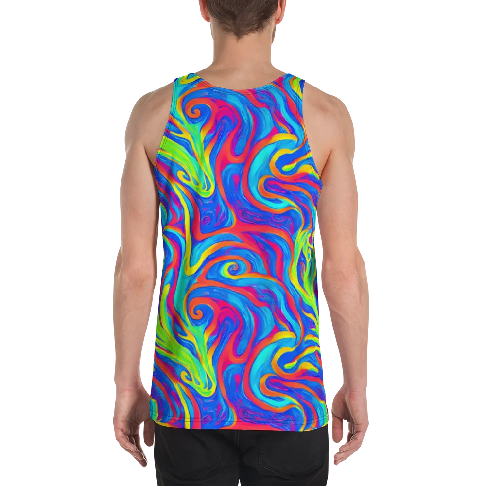 Candy Cyclone on Men's Tank Top — Back
