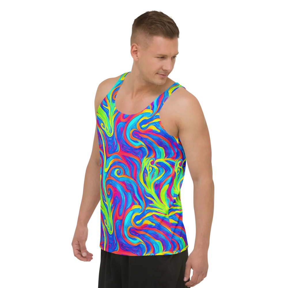 Candy Cyclone on Men's Tank Top — Left Front