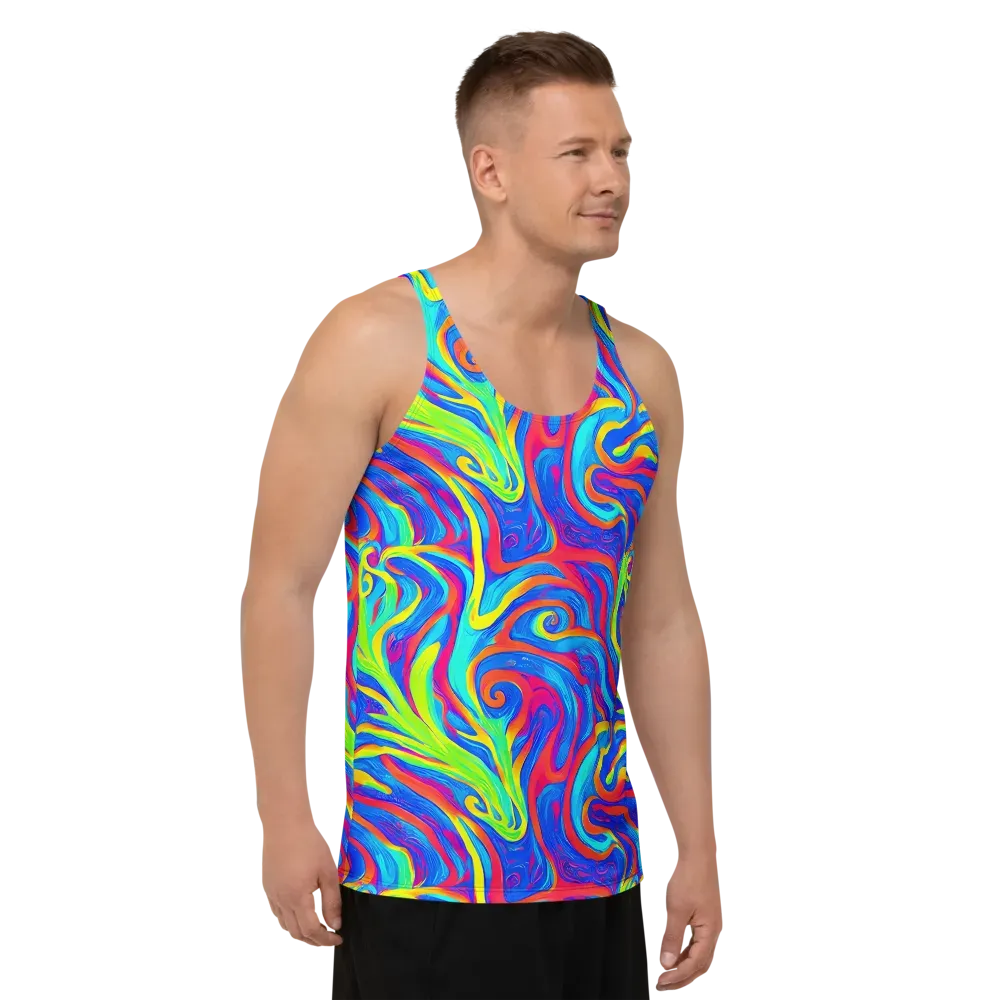 Candy Cyclone on Men's Tank Top — Right Front