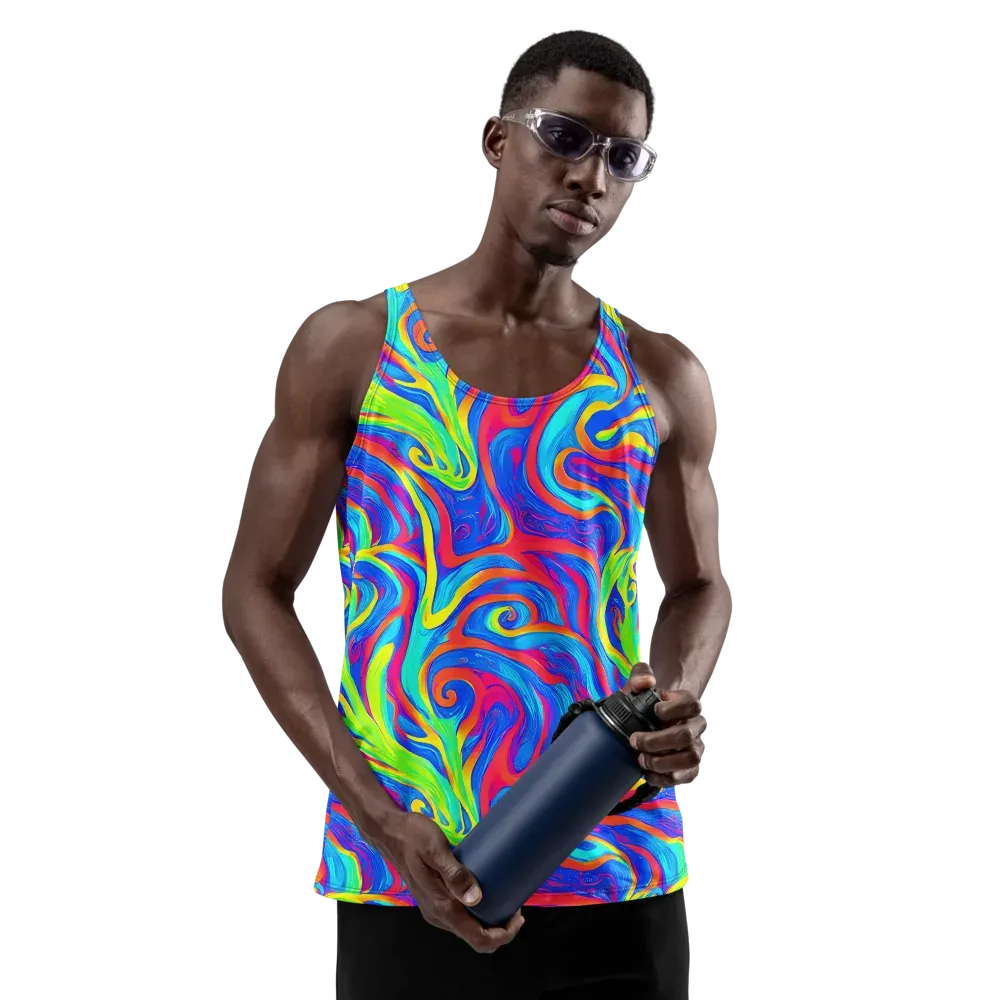 Candy Cyclone on Men's Tank Top — Front