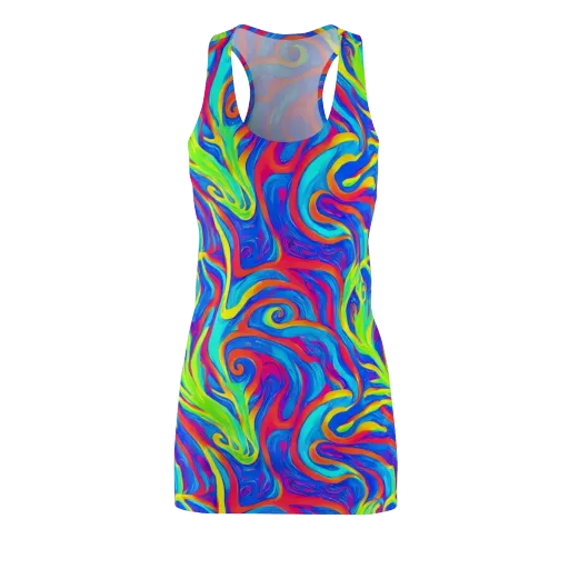 Candy Cyclone on a Racerback Dress