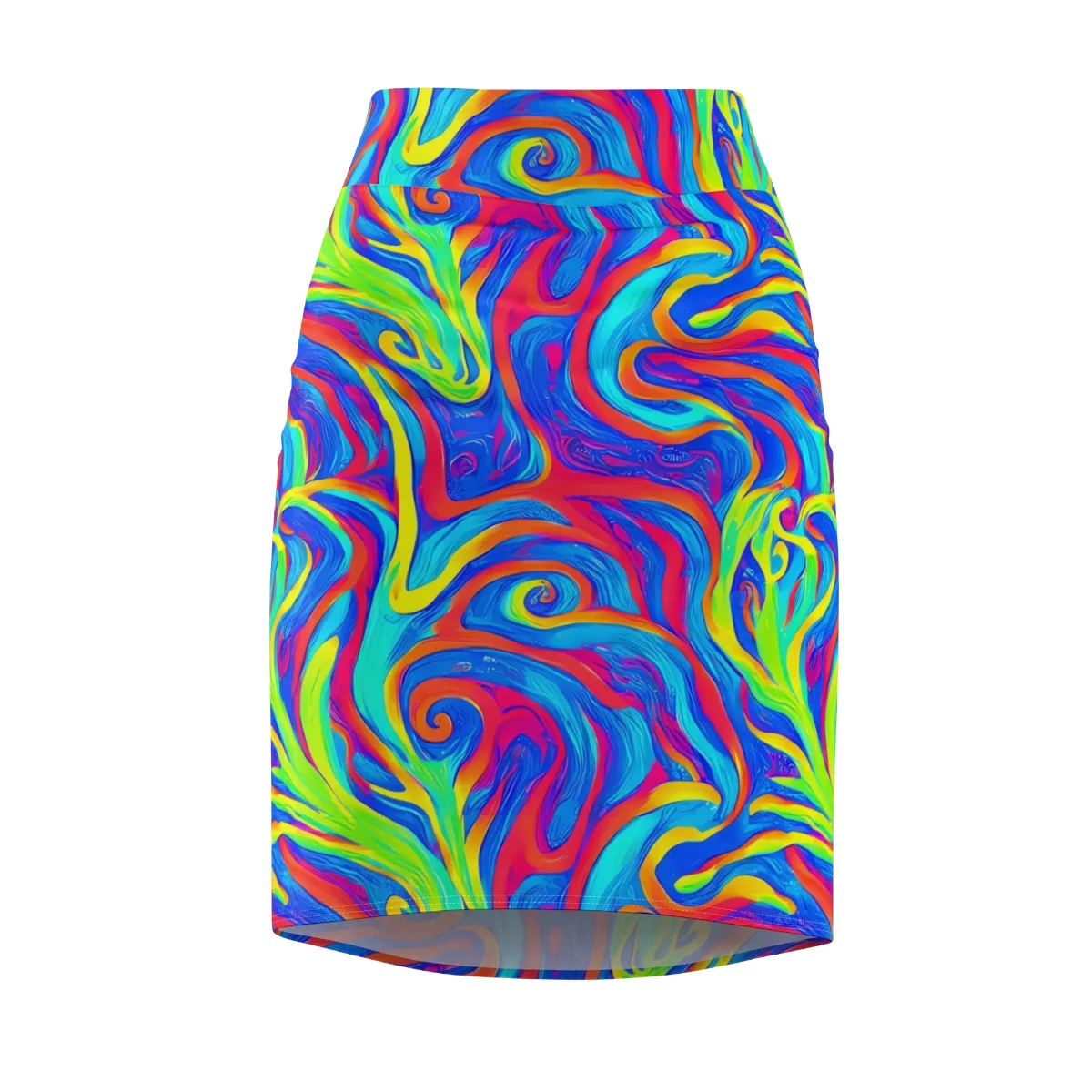 Candy Cyclone on Pencil Skirt — Front