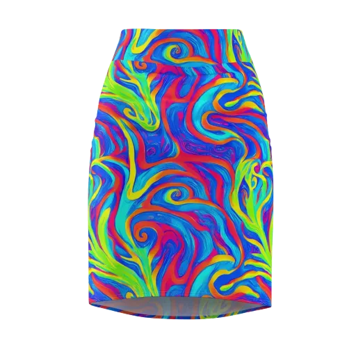 Candy Cyclone on a Pencil Skirt