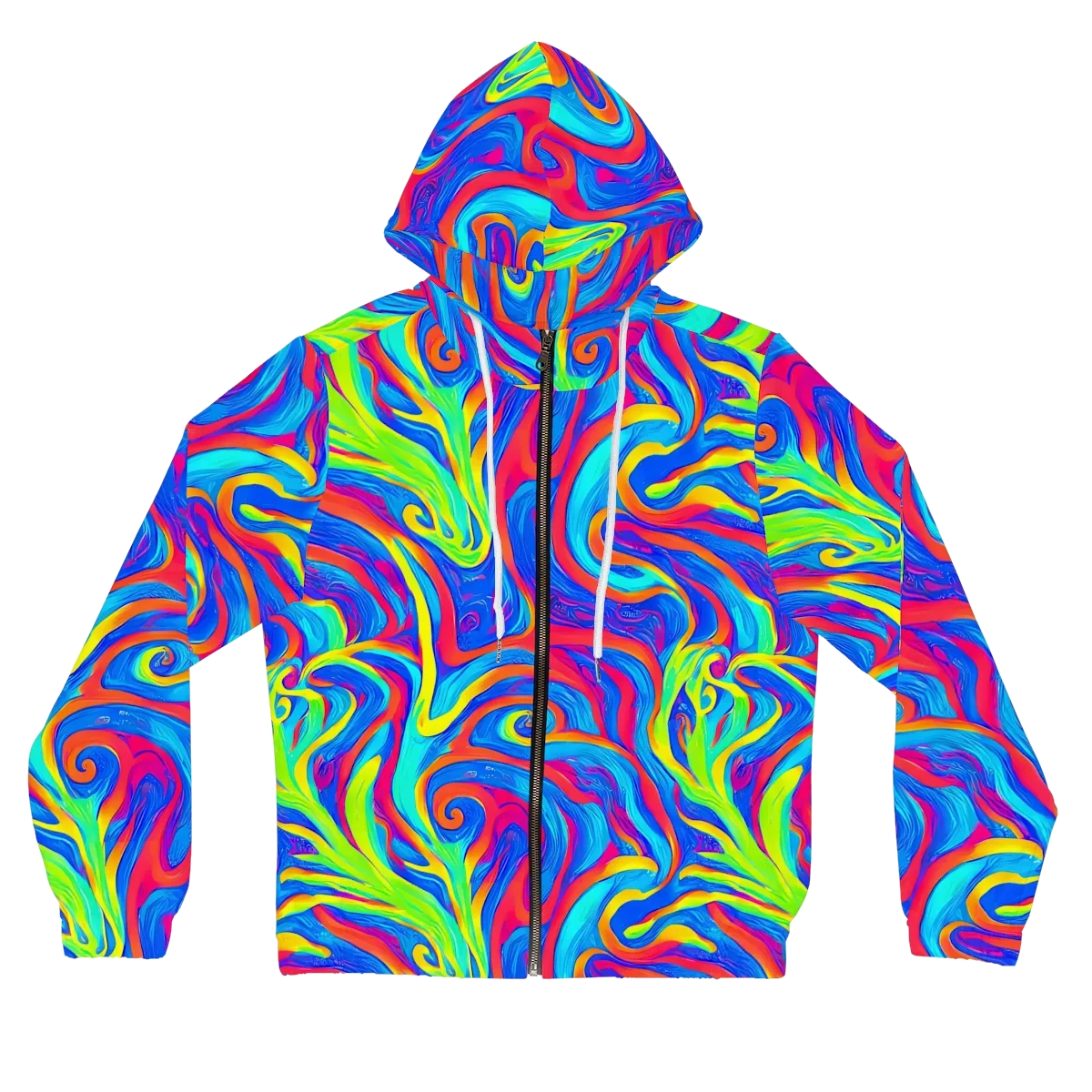 Candy Cyclone on Women's Full-Zip Hoodie — Front