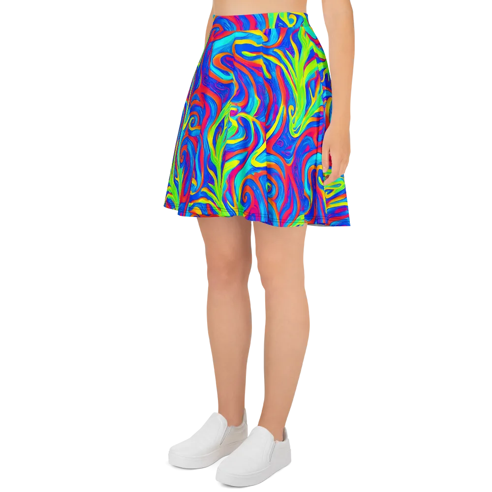 Candy Cyclone on Skater Skirt — Left