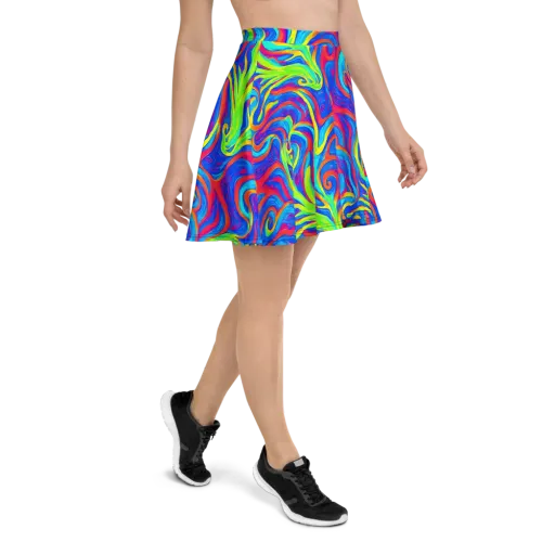 Candy Cyclone on a Skater Skirt