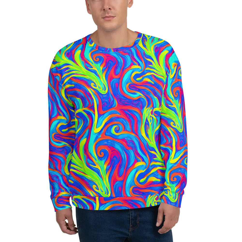 Candy Cyclone on Sweatshirt — Front