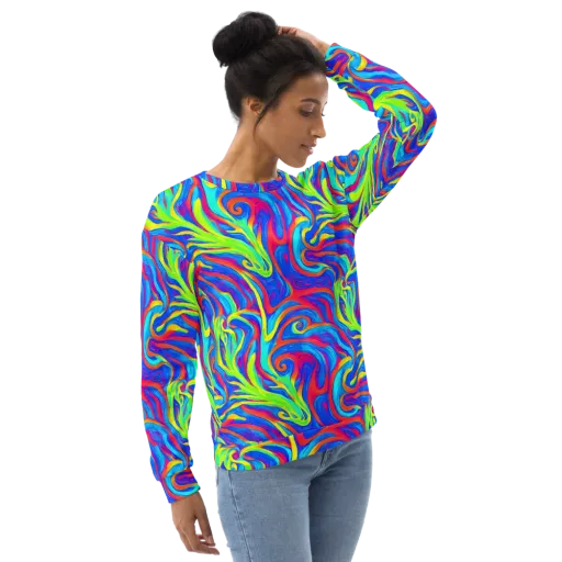 Candy Cyclone on a Sweatshirt
