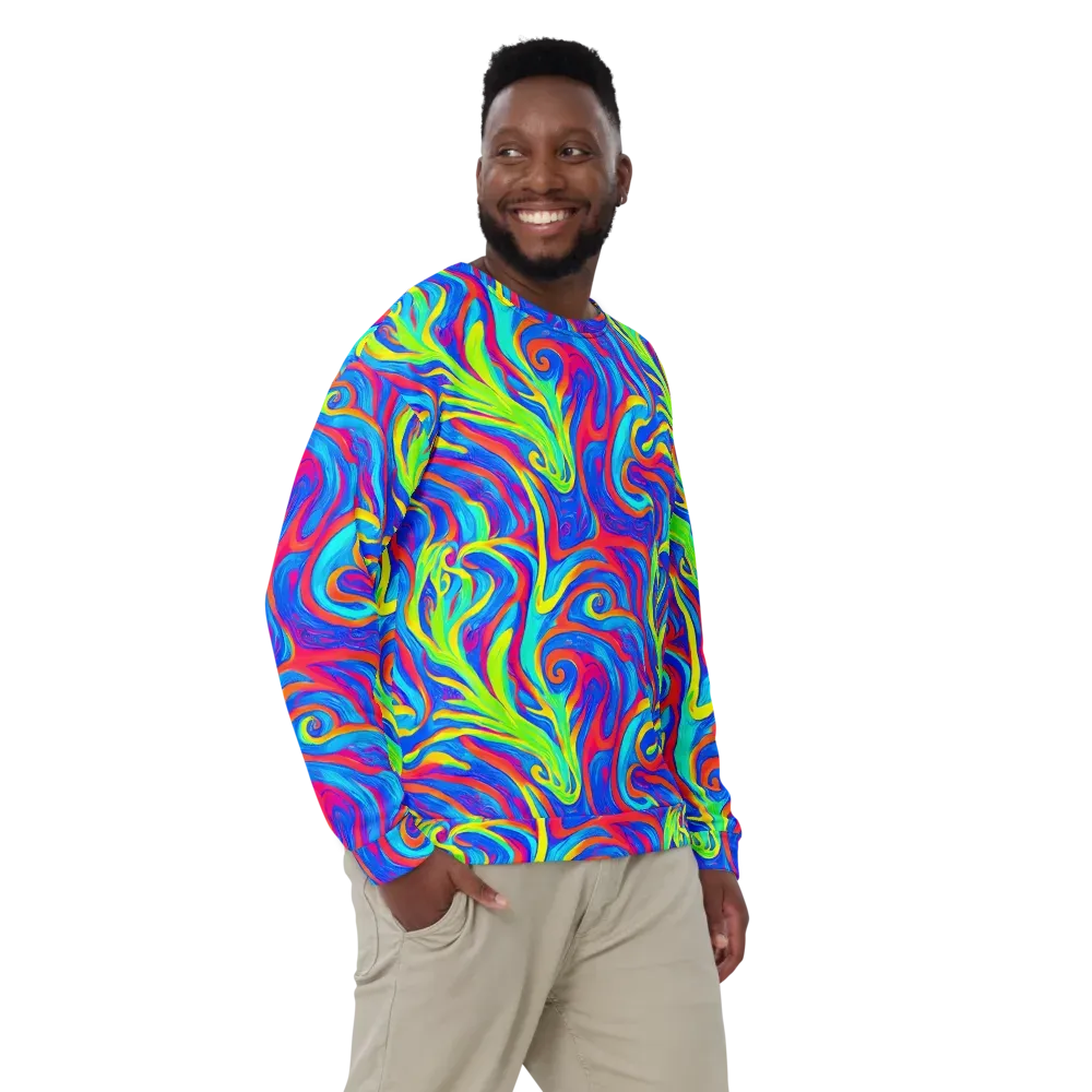 Candy Cyclone on Sweatshirt — Front