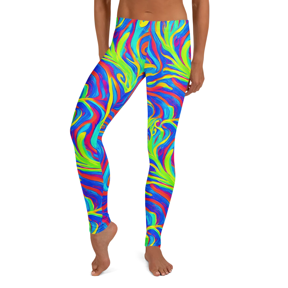 Candy Cyclone on Leggings — Front