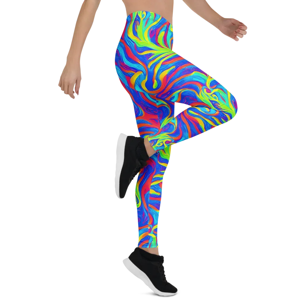Candy Cyclone on Leggings — Right