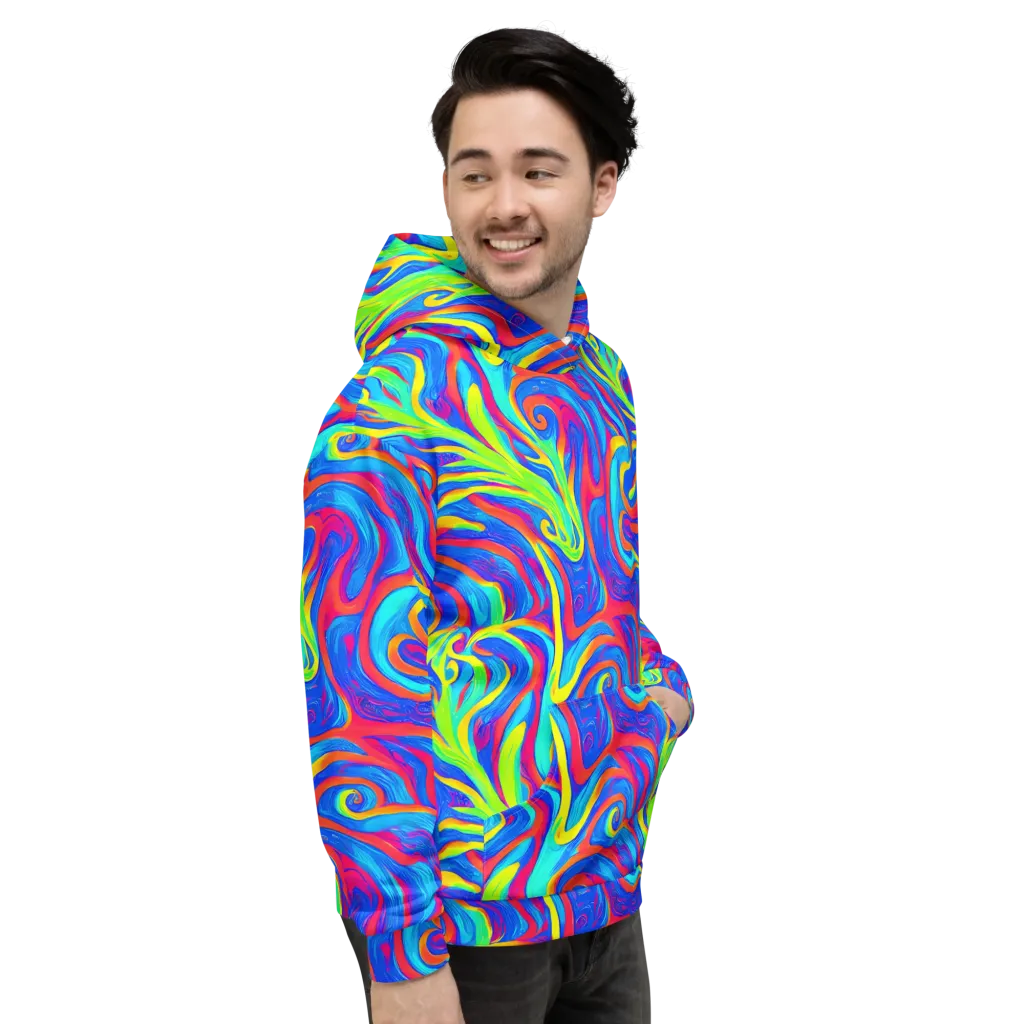 Candy Cyclone on Hoodie — Right