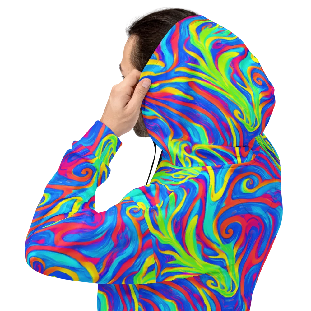 Candy Cyclone on Hoodie — Back