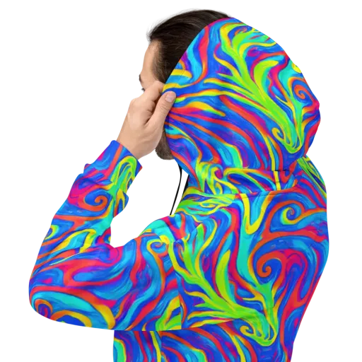 Candy Cyclone on a Hoodie
