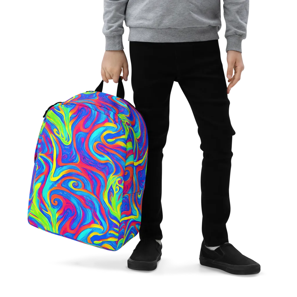 Candy Cyclone on Minimalist Backpack — Zoomed-in