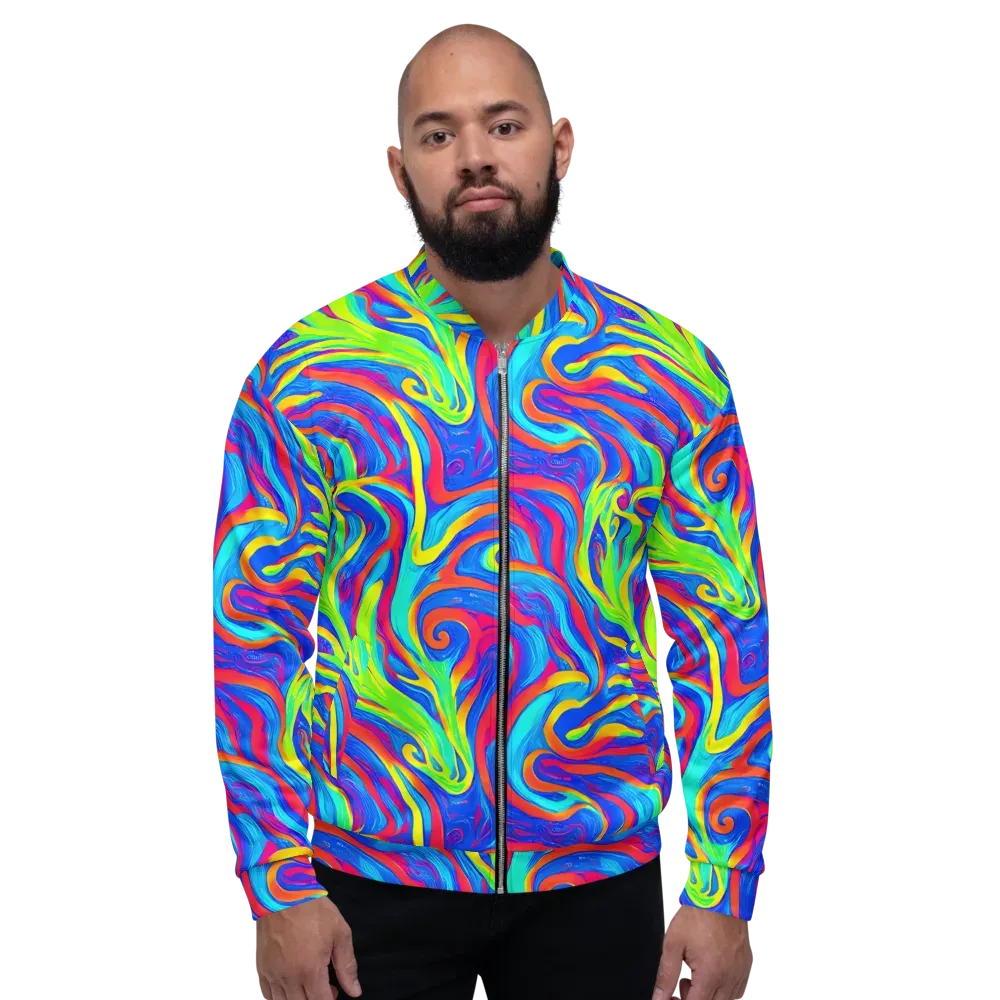 Candy Cyclone on Bomber Jacket — Front
