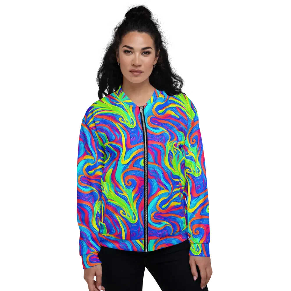 Candy Cyclone on Bomber Jacket — Front
