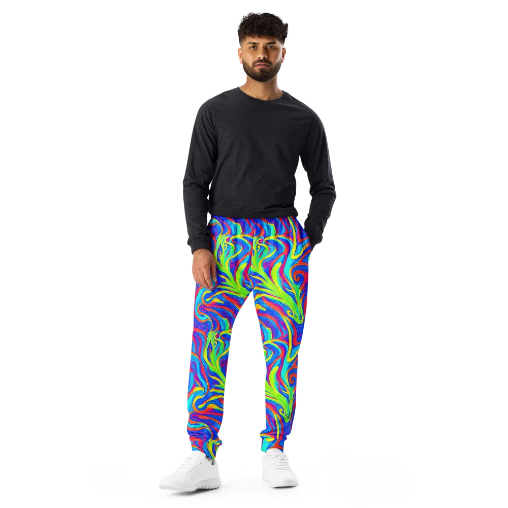 Candy Cyclone on Men's Joggers — Front