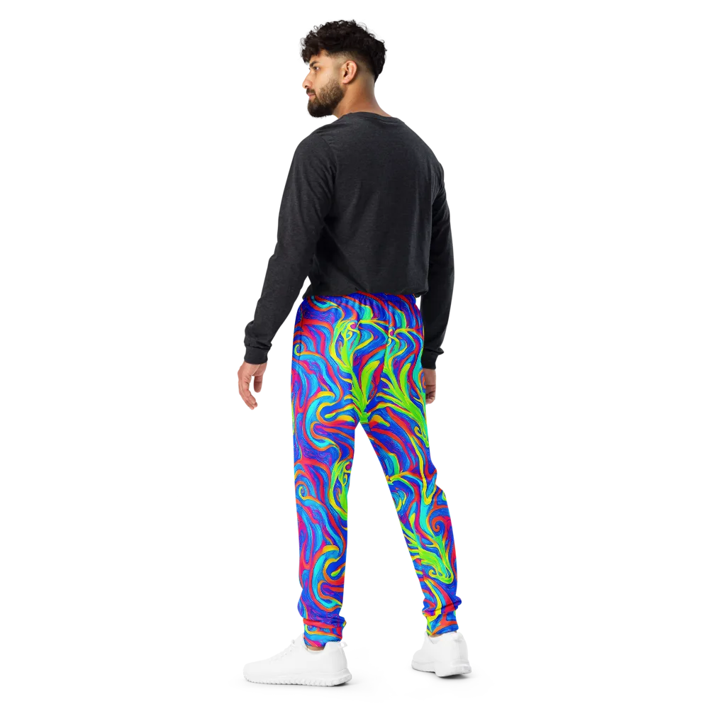 Candy Cyclone on Men's Joggers — Back