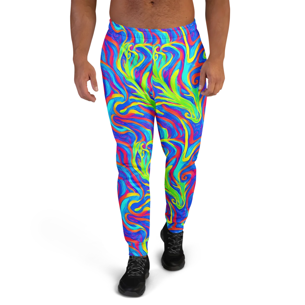Candy Cyclone on Men's Joggers — Front