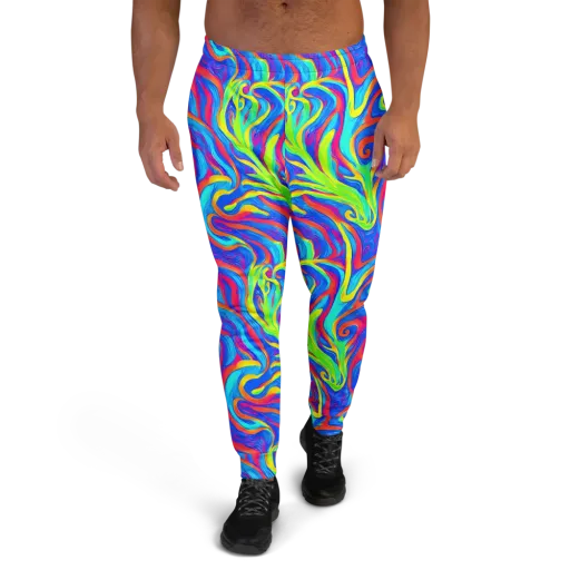 Candy Cyclone on a Men's Joggers
