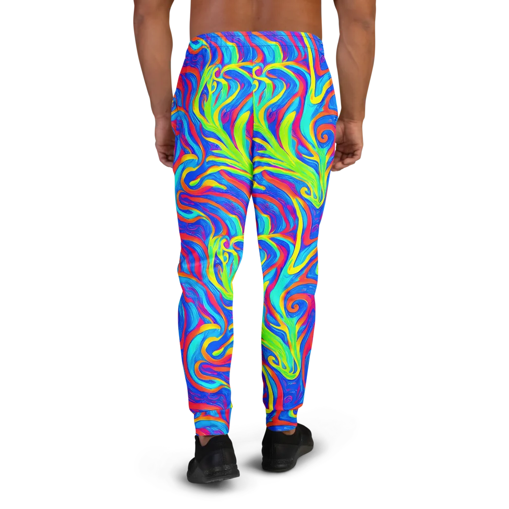 Candy Cyclone on Men's Joggers — Back