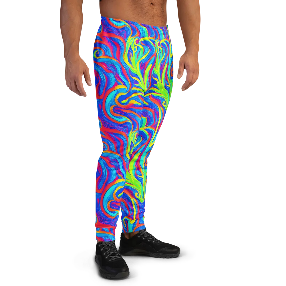 Candy Cyclone on Men's Joggers — Right