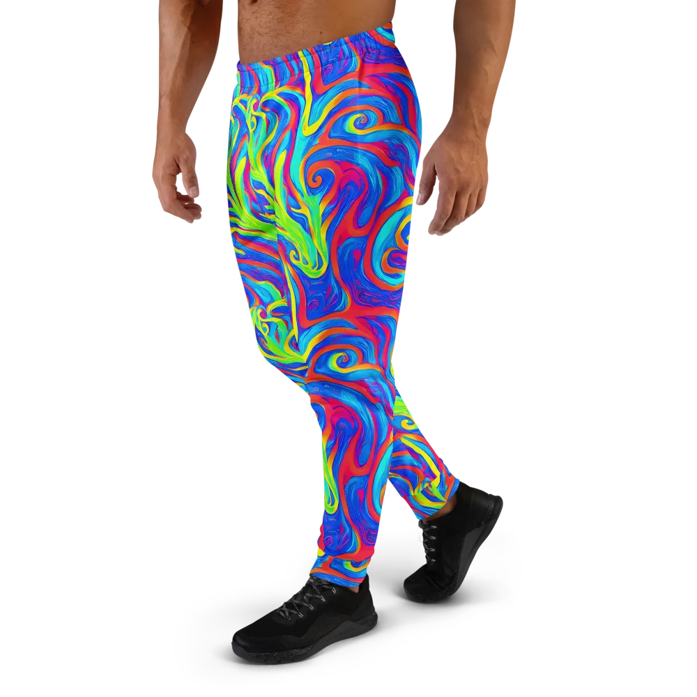Candy Cyclone on Men's Joggers — Left