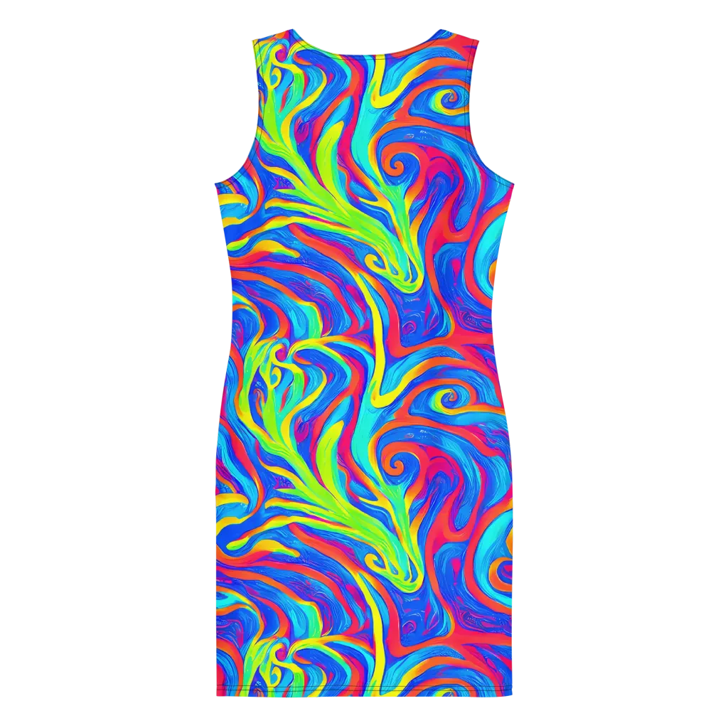 Candy Cyclone on Bodycon Dress — Back