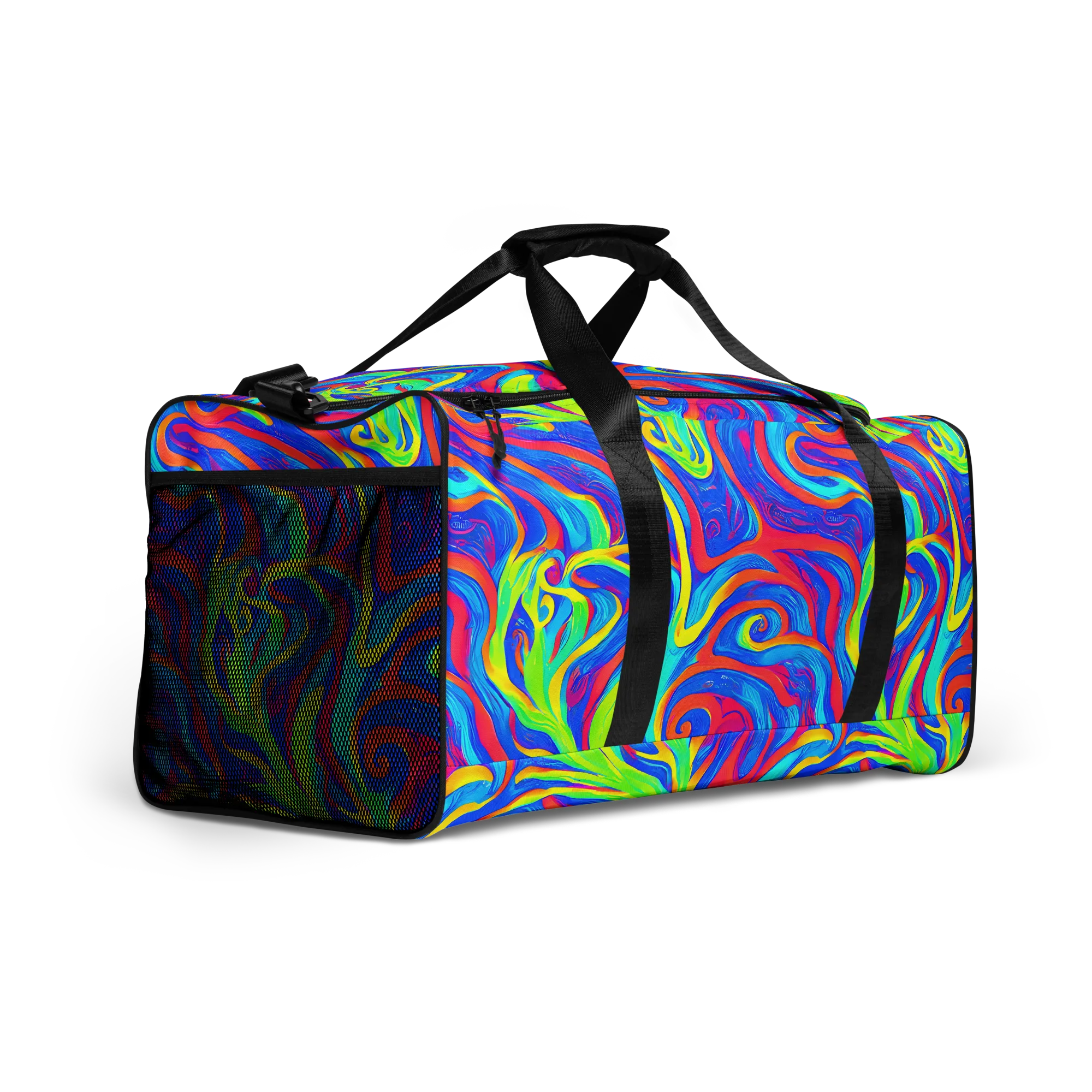 Candy Cyclone on Duffle Bag — Right Front