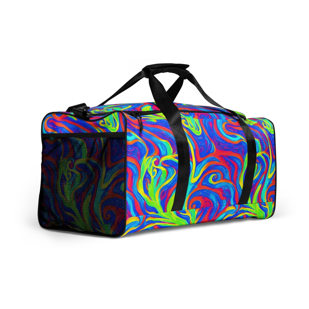 Candy Cyclone on Duffle Bag — Right Front