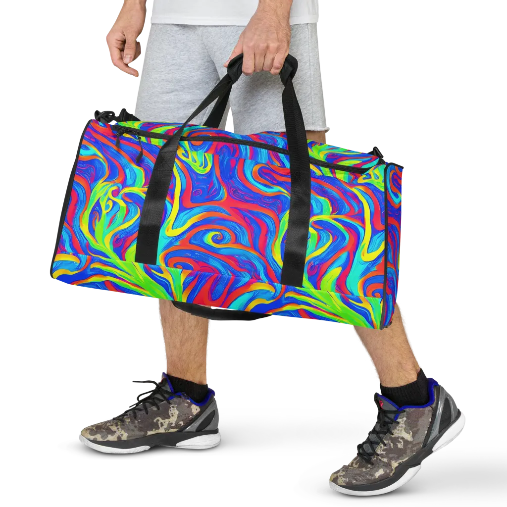 Candy Cyclone on Duffle Bag — Front