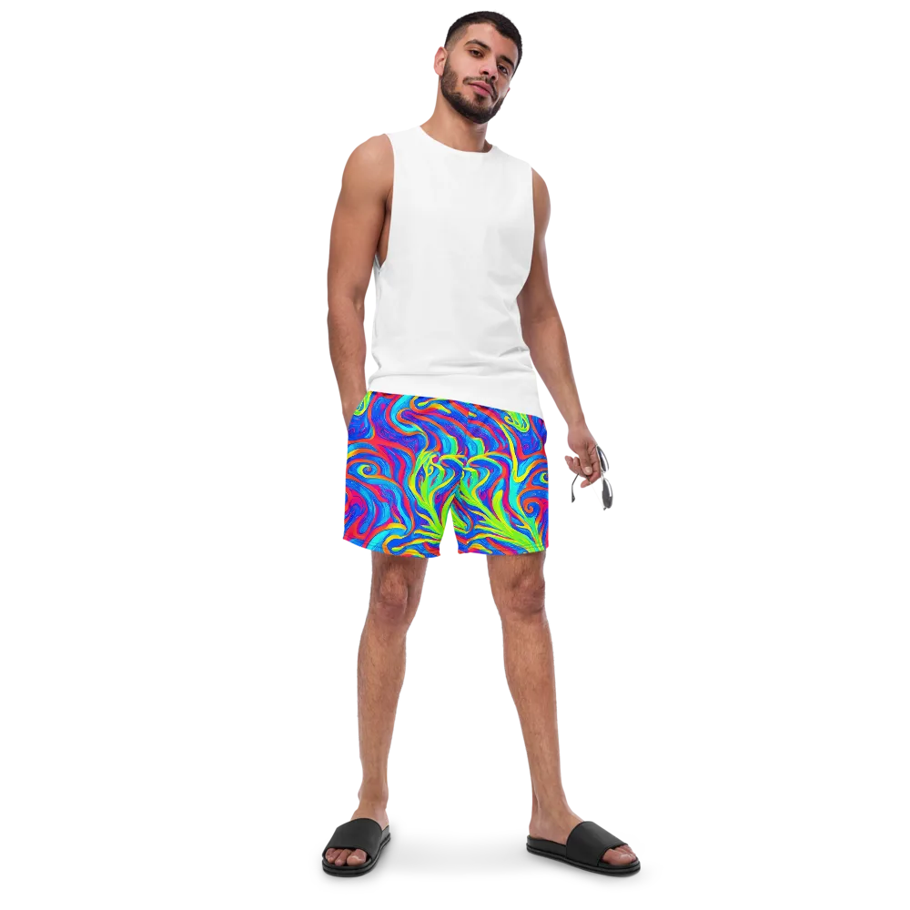 Candy Cyclone on Swim Trunks — Front