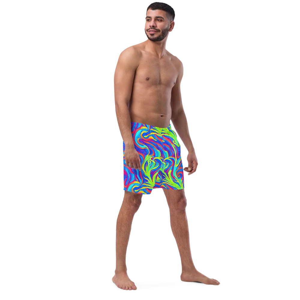 Candy Cyclone on Swim Trunks — Right Front