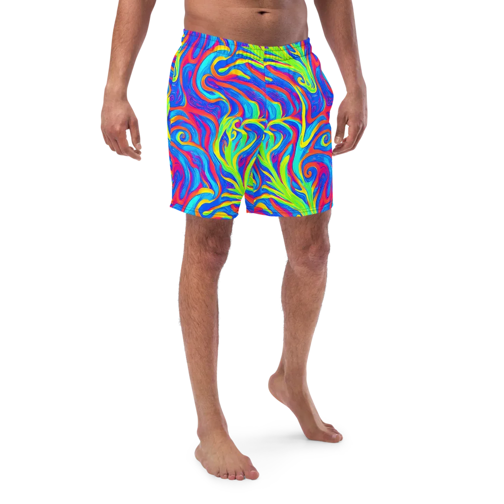 Candy Cyclone on Swim Trunks — Front