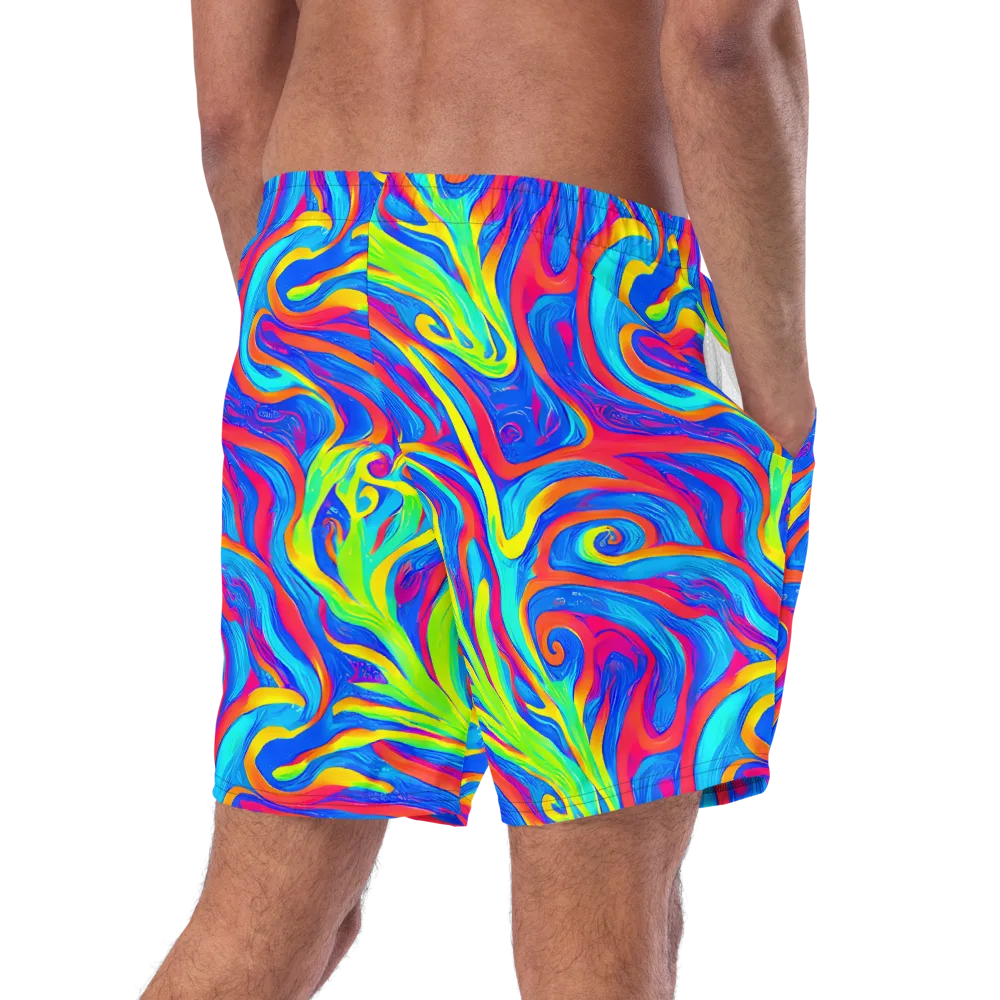 Candy Cyclone on Swim Trunks — Right Back