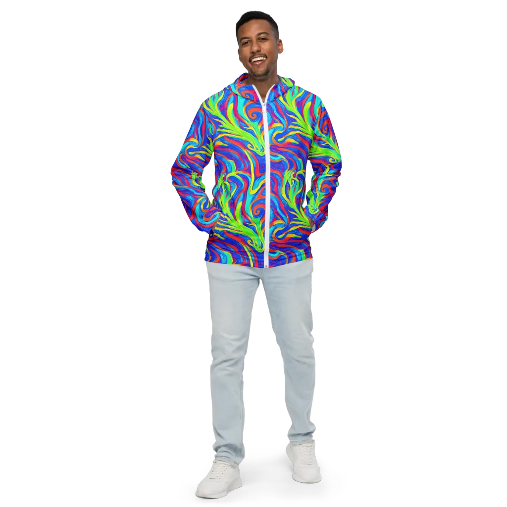 Candy Cyclone on Men's Windbreaker — Front