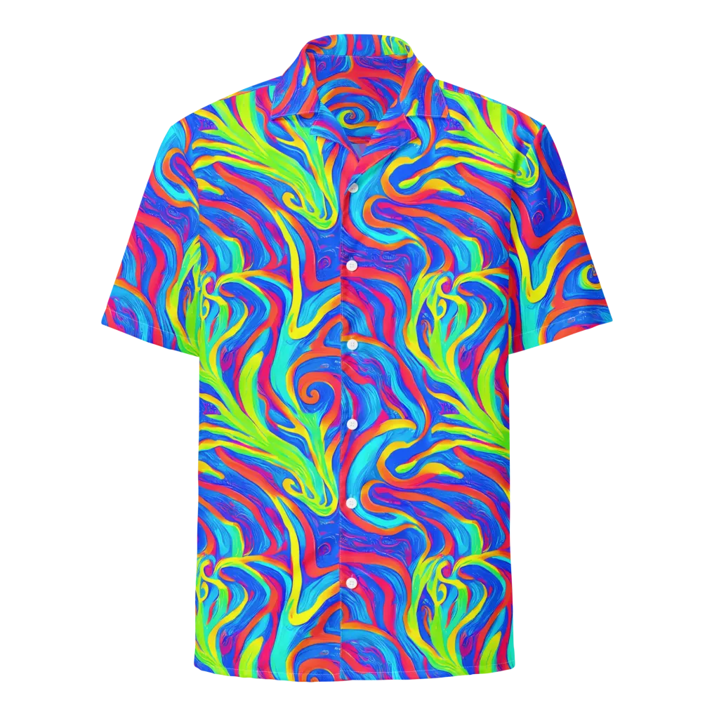 Candy Cyclone on Button Shirt — Front