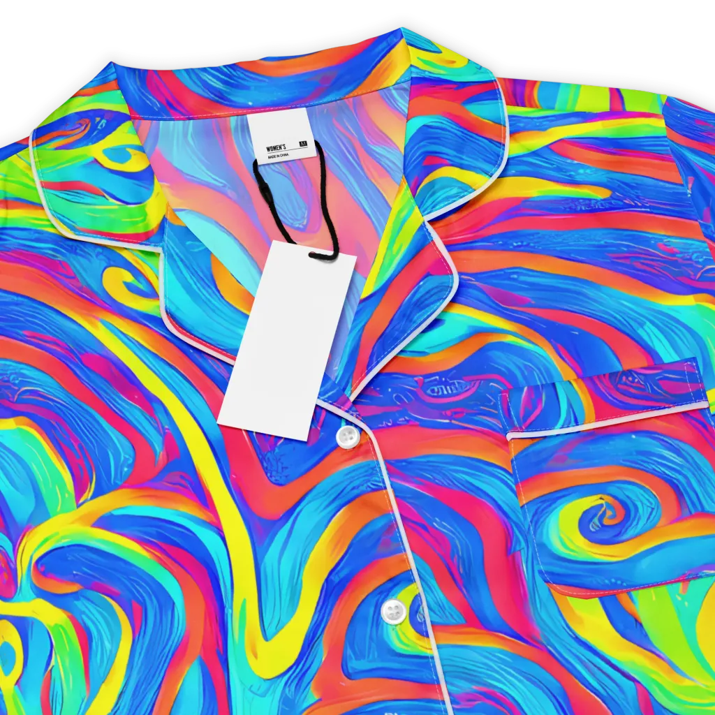 Candy Cyclone on Women's Short Sleeve Pajama Top — Product details