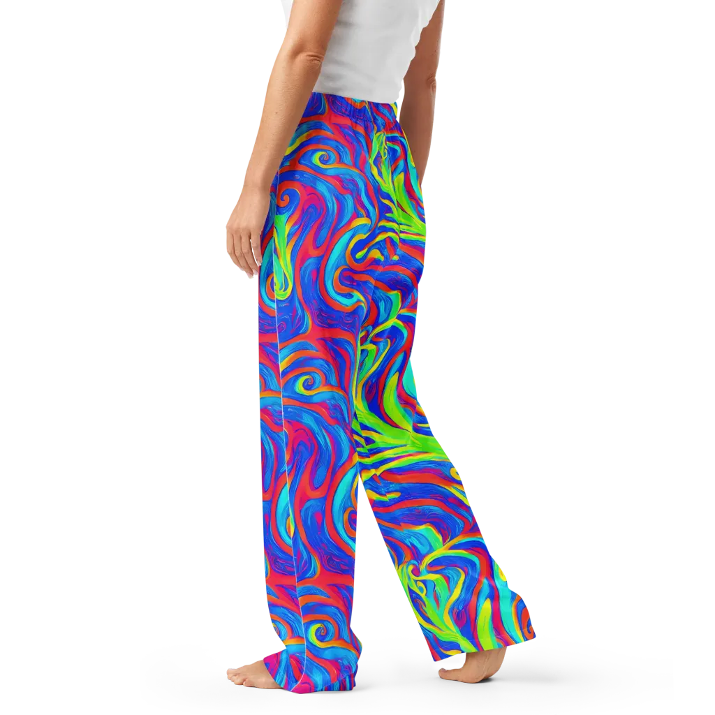 Candy Cyclone on Women's Pajama Pants — Left
