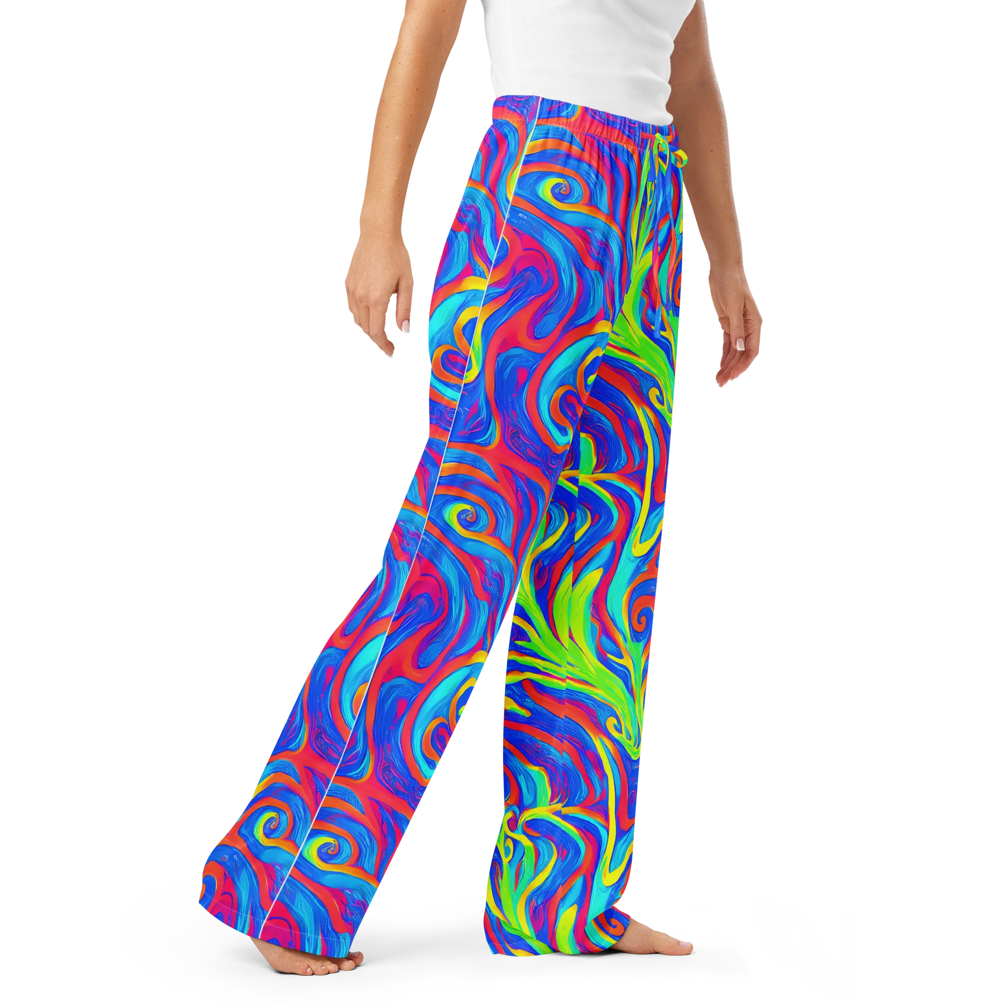 Candy Cyclone on Women's Pajama Pants — Right Front