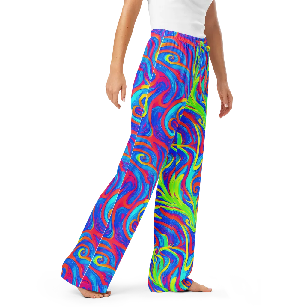 Candy Cyclone on Women's Pajama Pants — Right Front