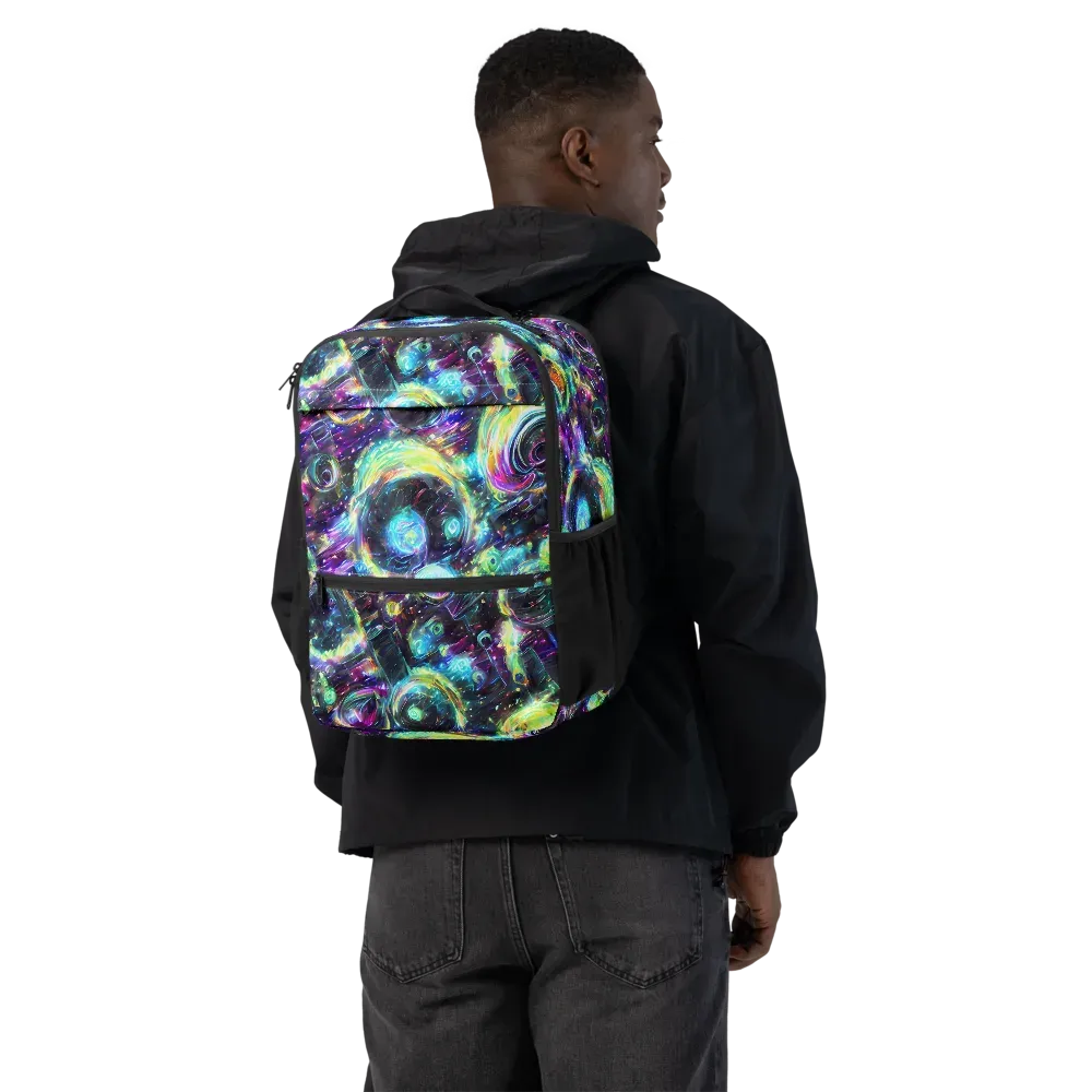 Iridescent Gravity on Utility Backpack — Back