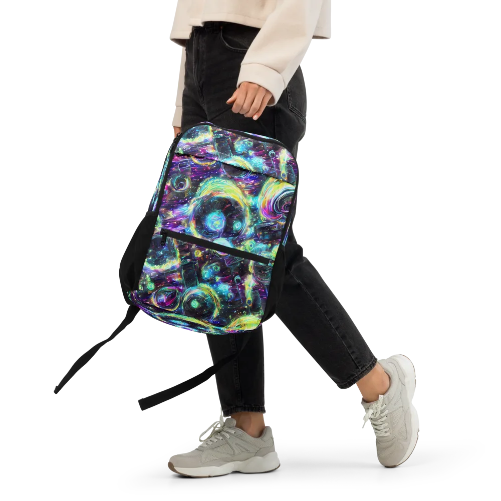 Iridescent Gravity on Utility Backpack — Front