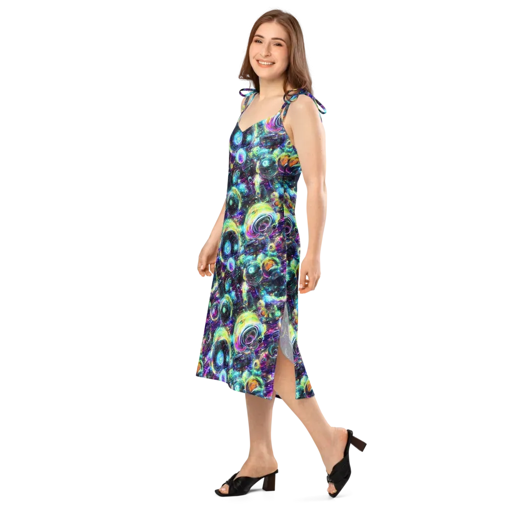 Iridescent Gravity on Slip Dress — Left Front