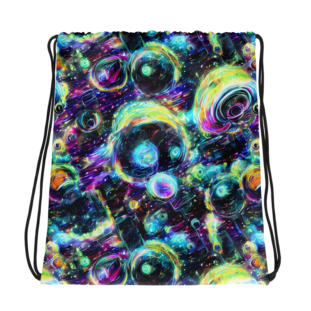 Iridescent Gravity on Drawstring Bag — Photo