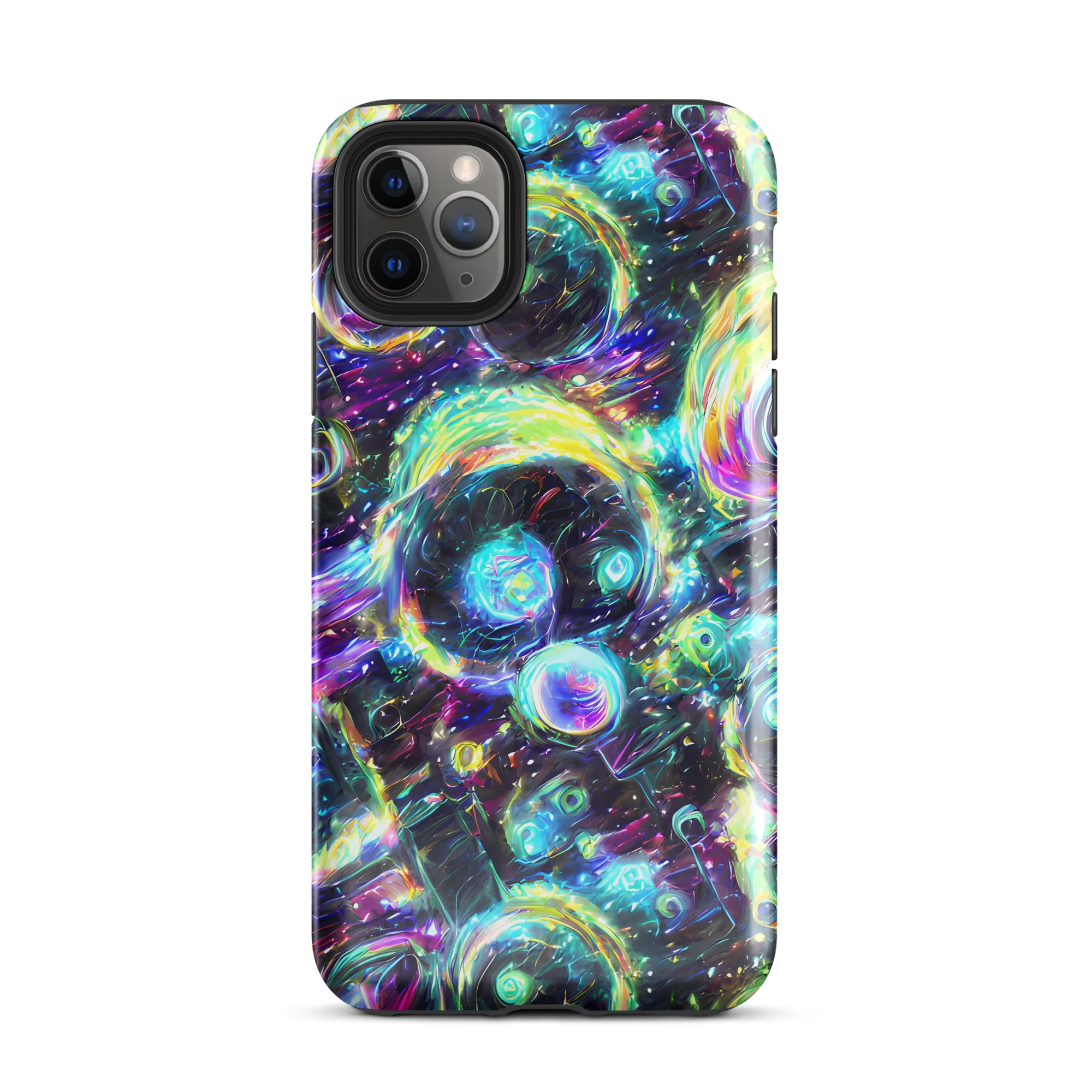 Iridescent Gravity on Tough Case for iPhone® — Front
