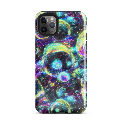 Iridescent Gravity on a Tough Case for iPhone®